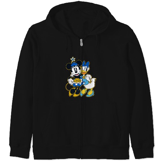 Discover Disney Minnie Mouse & Daisy Duck Happy Hanukkah Premium Zip Hoodies