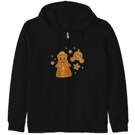 Discover Disneyss Princess Holiday Christmas Gingerbread Cinde Zip Hoodies