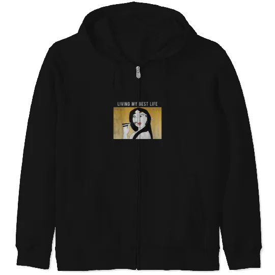 Disney Mulan Living My Best Life Zip Hoodies