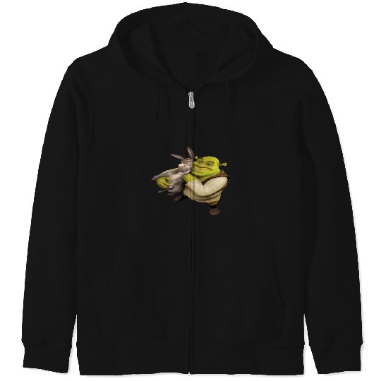 Shrek and Donkey  6: Shrek Same Swamp Forever , Shrek Shirt, Disney Fiona Princess , Shrek,Shrek Zip Hoodies