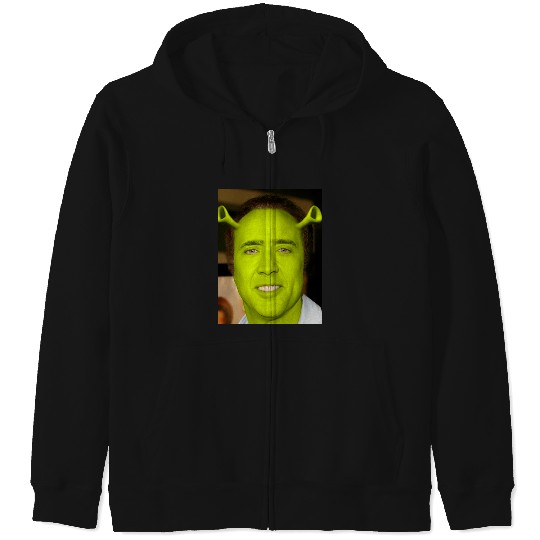 Nicolas CageShrek  : Shrek Same Swamp Forever , Shrek Shirt, Disney Fiona Princess , Shrek,Shrek Zip Hoodies