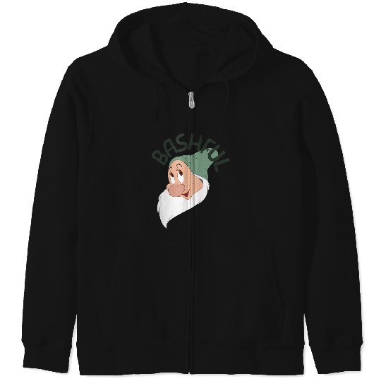 Disneyss Snow White And The Seven Dwarfs Bashful Big Faces Zip Hoodies