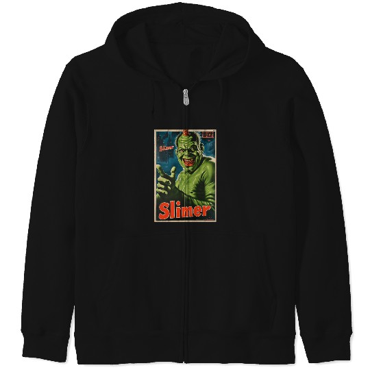 Green Grotesque Creature in Retro Poster Style  6: Shrek Same Swamp Forever , Shrek Shirt, Disney Fiona Princess , Shrek,Shrek Zip Hoodies