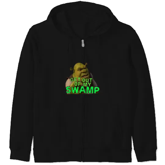 GET OUT OF MY SWAMP  SHREK  ACCESSORIES  : Shrek Same Swamp Forever , Shrek Shirt, Disney Fiona Princess , Shrek,Shrek Zip Hoodies