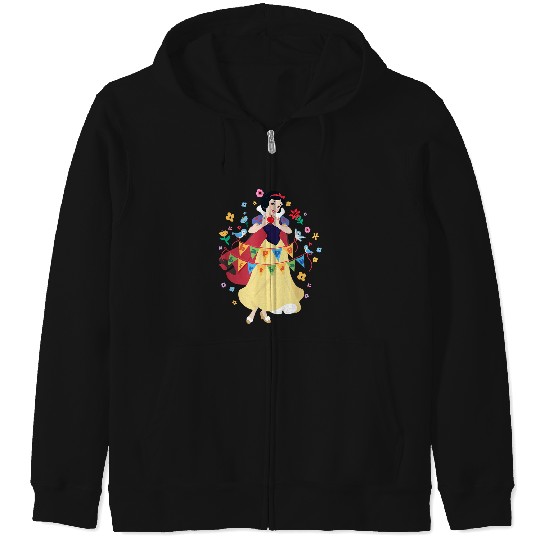Disneyss Princess Snow White Happy Birthday Zip Hoodies