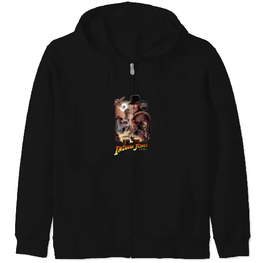 Vintage Indiana Jones and the Dial of Destiny, Disney Indiana Jones , Vintage Disney Movie Zip Hoodies