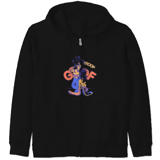 Disneyss A Goofy Movie Goof Troop Best Duo Big Chest Poster Zip Hoodies