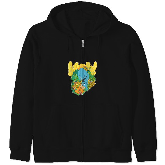 Disney Winnie the Pooh Eeyore Bother Free Sixtie Zip Hoodies