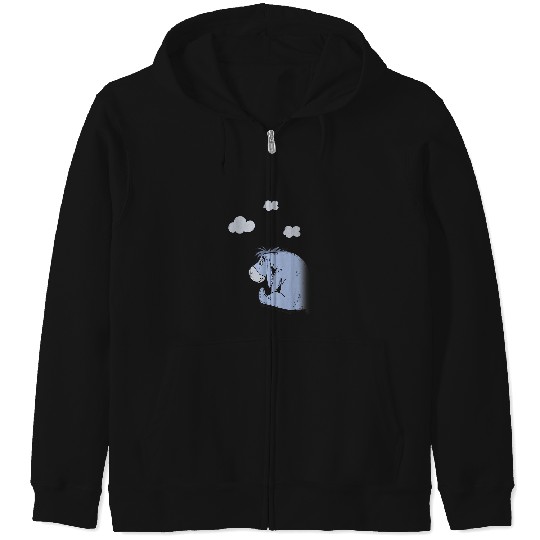 Disney Winnie The Pooh Eeyore In The Clouds Zip Hoodies