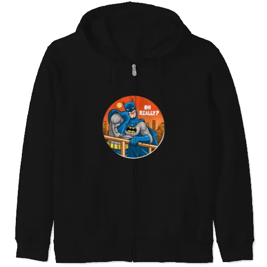 Batman Oh Really daydream  , Superhero , Marvel Disney Zip Hoodies