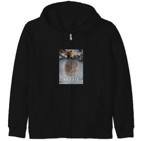 Disney Mufasa The Lion King  Movie Poster Art Zip Hoodies