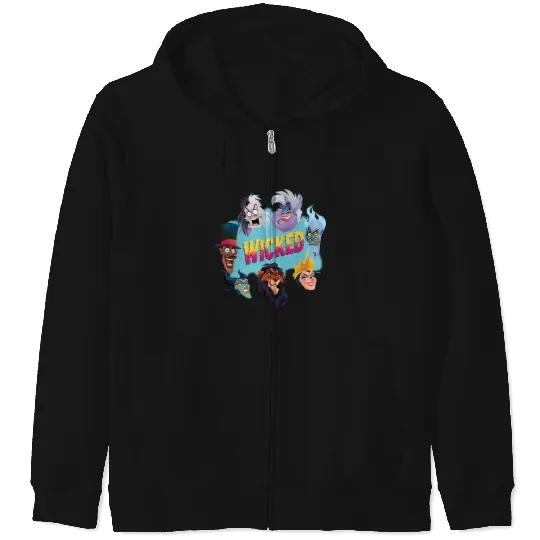 Disney Villains Wicked Ensemble of Evil Zip Hoodies
