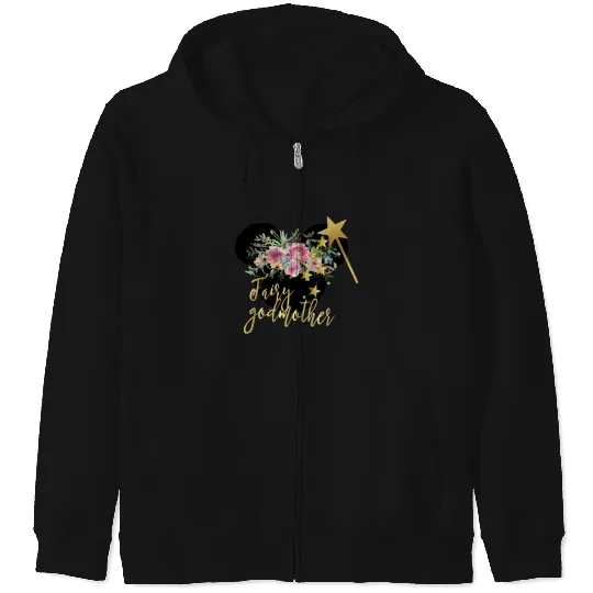 fairy godmother shirt, godmother gift, disney fairy godmother shirt, godmom shirt, godmother shirt, godparent gift, new godmother gift Zip Hoodies