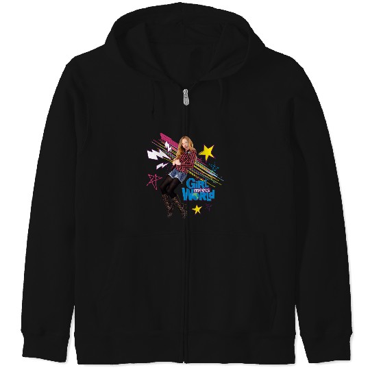 Disney Channel Girl Meets World Maya Hart Character Art Zip Hoodies