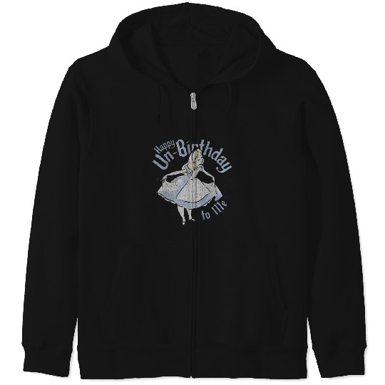 Disney Alice In Wonderland Alice Happy Un-Birthday To Me Zip Hoodies