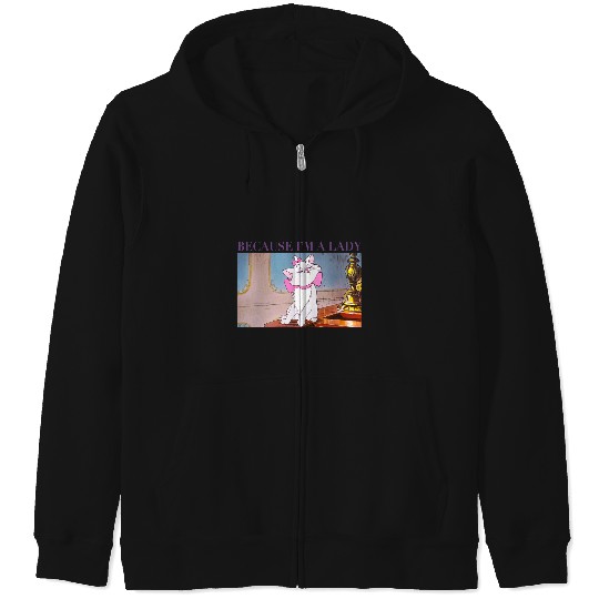 Disney The Aristocats Marie Because I'm A Lady Portrait Zip Hoodies