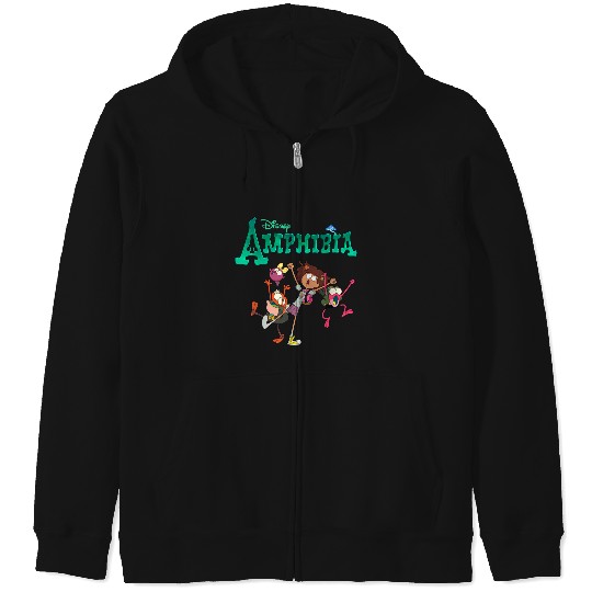 Disney Channel Amphibia Zip Hoodies