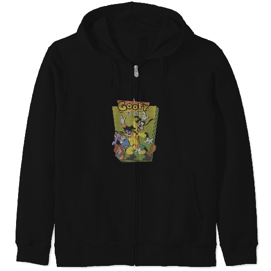 Disney A Goofy Movie Max Powerline Dance Logo Zip Hoodies
