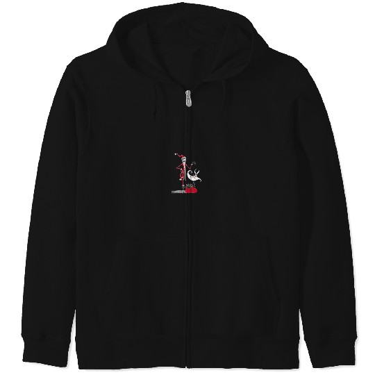Disneyss Nightmare Before Christmas Holiday Jack Zero Zip Hoodies