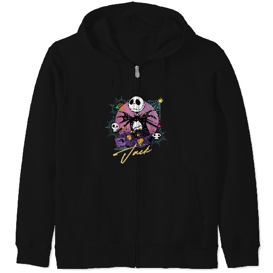 Disneyss The Nightmare Before Christmas Couples Matching Jack Zip Hoodies