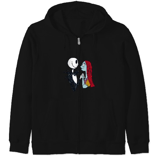 Disney The Nightmare Before Christmas Jack and Sally Zip Hoodies