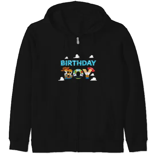 Disneyss And Pixarss Toy Story Clouds Birthday Boy Zip Hoodies