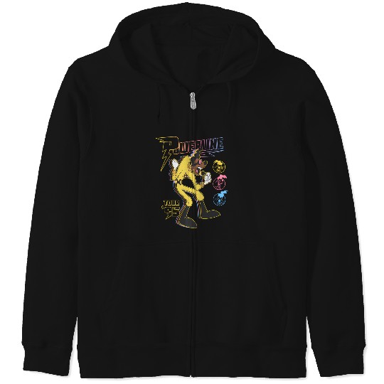 Disney A Goofy Movie Powerline Tour '95 Retro Neon Poster Zip Hoodies