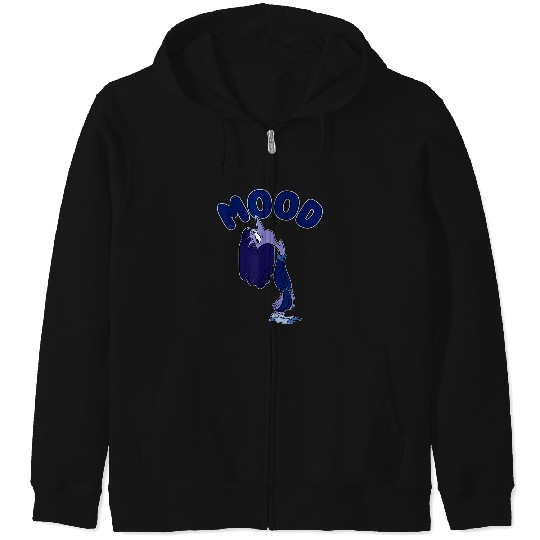 Disneys Pixar Inside Out 2 Mood Ennui Bored Shot Zip Hoodies