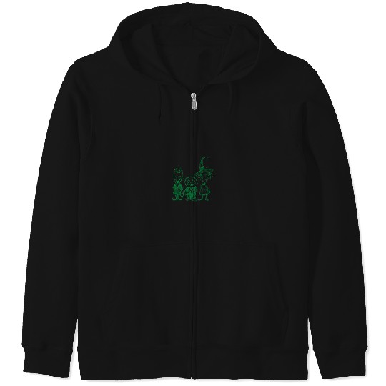 Disneyss The Nightmare Before Christmas Boogies Trio 2 sided Zip Hoodies