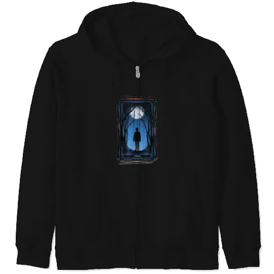 Marvels Agatha All Along Disneyss Teen Tarot Card Zip Hoodies