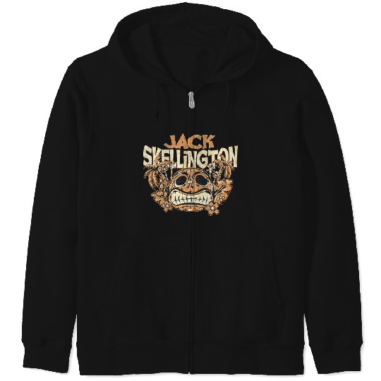 Disneyss The Nightmare Before Christmas Jack Skellington Tiki Zip Hoodies