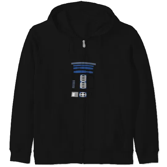 Star Wars Halloween R2D2 Costume Disney Zip Hoodies
