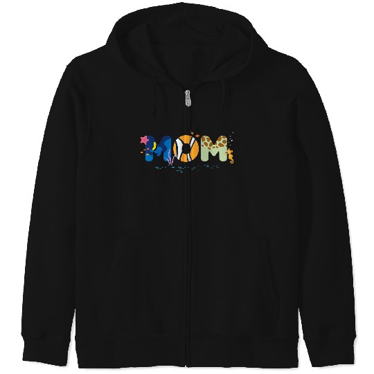 Disneyss And Pixarss Finding Nemo Mom Mothers Day Birthday Zip Hoodies