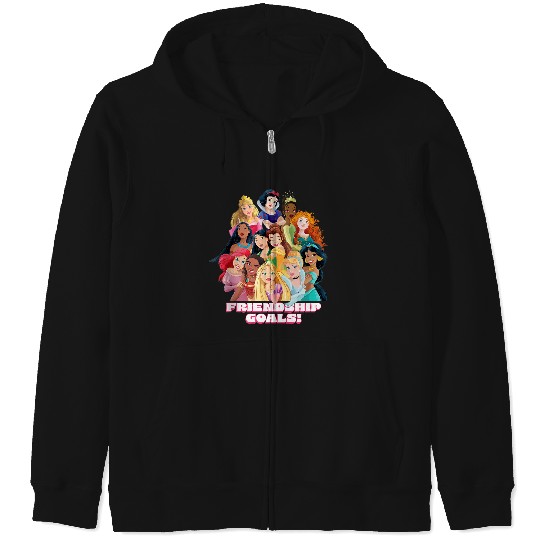 Disneyss Princess Friend Matching Royal Friendship Goals Zip Hoodies