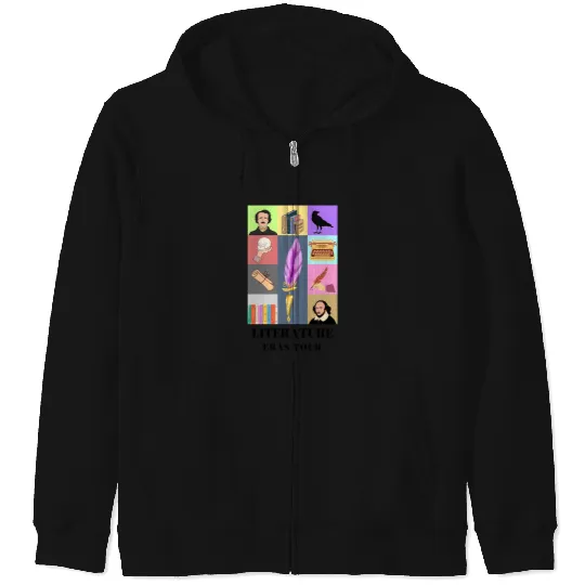Literature Eras Tour - No Background Zip Hoodies