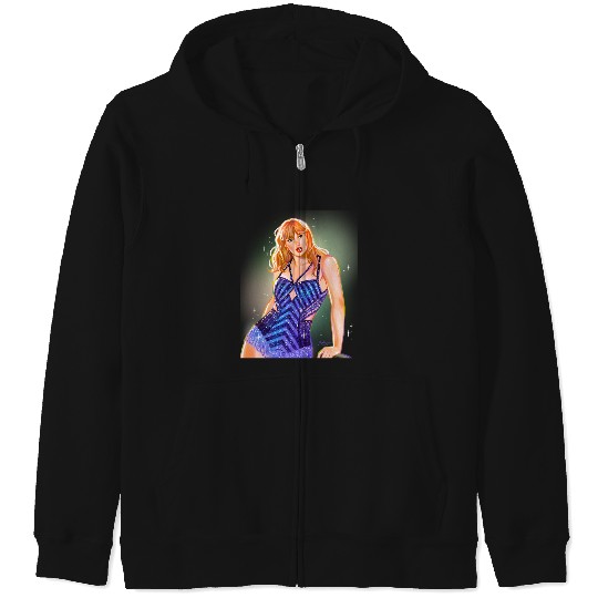 Taylorss Swift Eras Tour Chevron Midnights Zip Hoodies