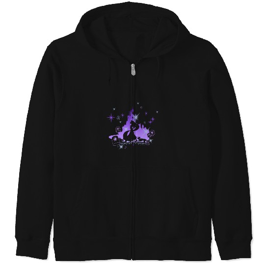 Disney Tangled Rapunzel Silhouette Portrait Graphic Hoodie Zip Hoodies