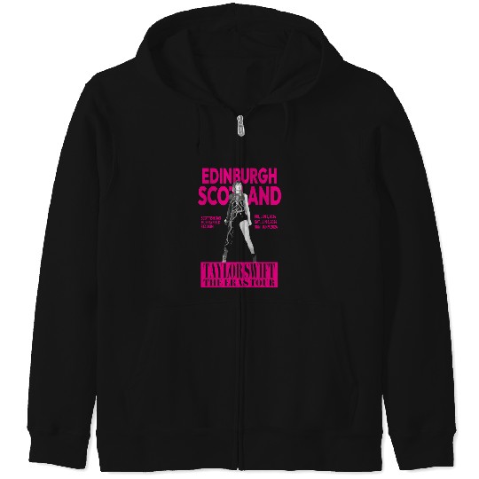 Discover Taylor Eras Tour - Edinburgh Zip Hoodies