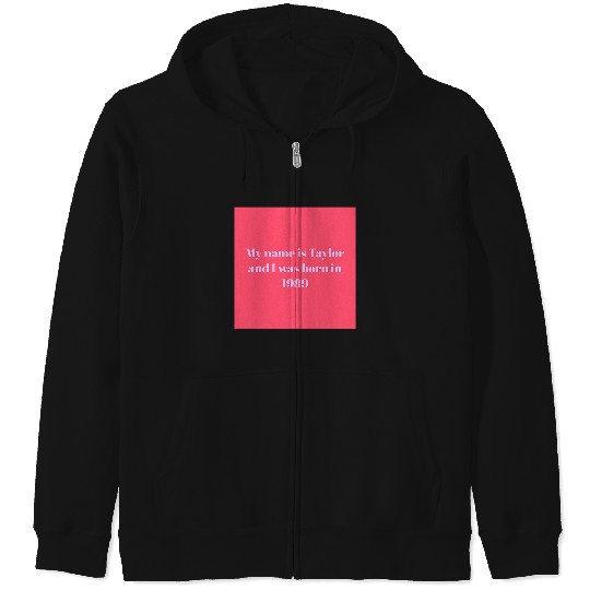 1989 Eras Tour Quote Print Zip Hoodies