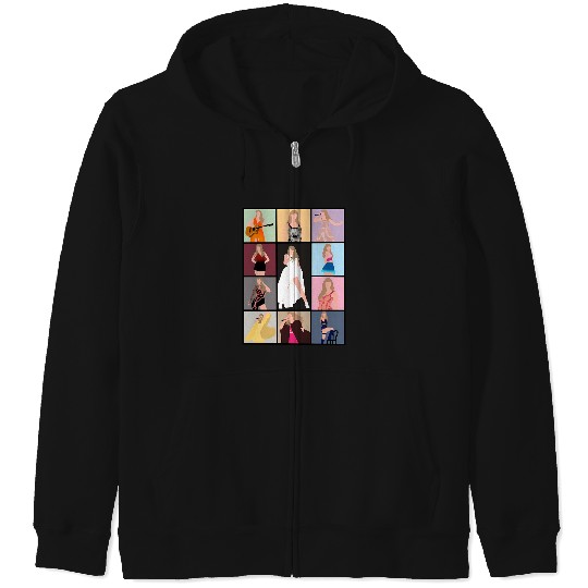 Discover Taylorss Swift The Eras Tour Poster European Leg Zip Hoodies