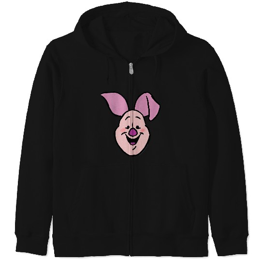 Disneyss Winnie The Pooh Piglet Happy Big Faces Costume Zip Hoodies