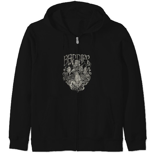 Disneyss Villains Baddies Scar Maleficent Jafar Hades Faded Zip Hoodies