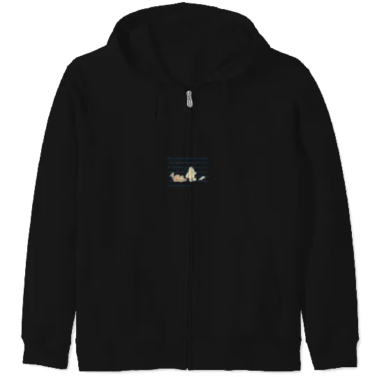 Disneyss Winnie The Pooh And Tiger Quote Cute Big Chest Logo Zip Hoodies