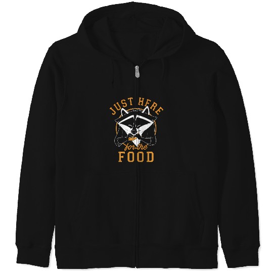 Disney Pocahontas Meeko Just Here For The Food Portrait Zip Hoodies