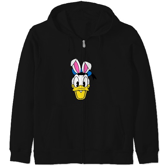 Amazon Essentials Disney Donald Duck Spring Easter Bunny Ears Zip Hoodies