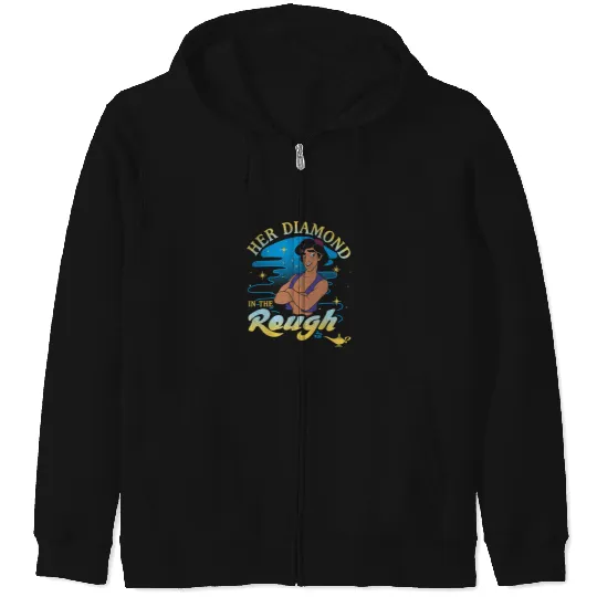 Disney Aladdin Her Diamond In The Rough Portrait Zip Hoodies