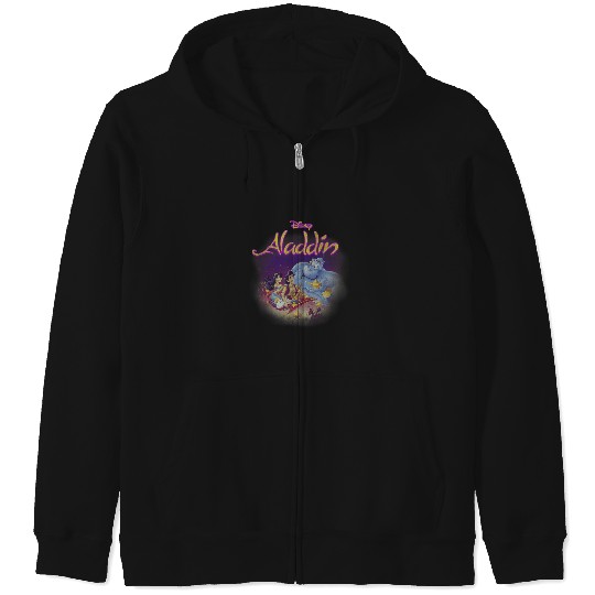 Disney Aladdin Magic Carpet Movie Cast Zip Hoodies