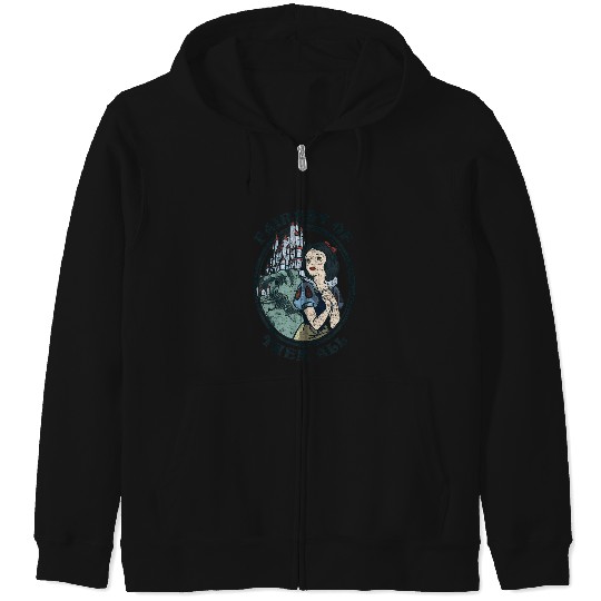 Disneyss Snow White Fairest Of Them All Vintages Portrait Zip Hoodies
