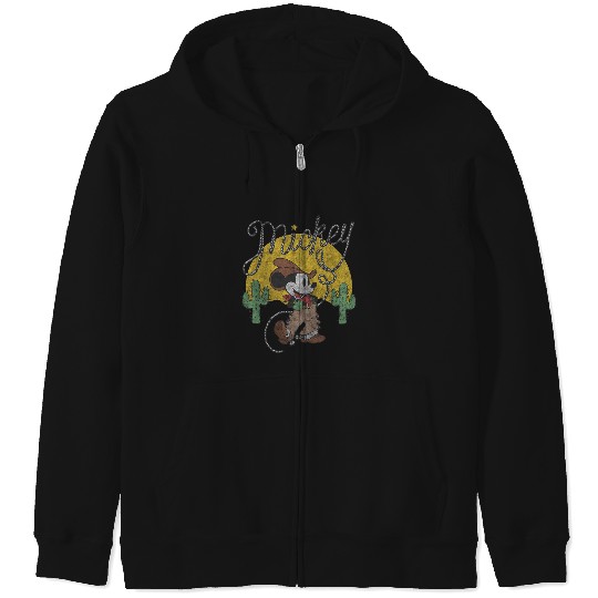 Disney Mickey Mouse Cowboy Zip Hoodies