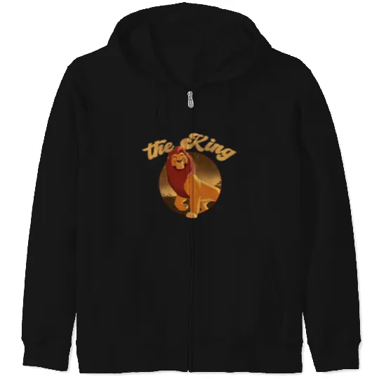 Disney The Lion King Mufasa The King Zip Hoodies